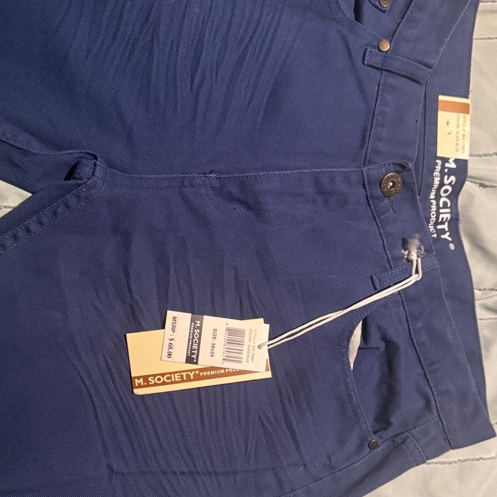 Society Royal Blue Trousers
